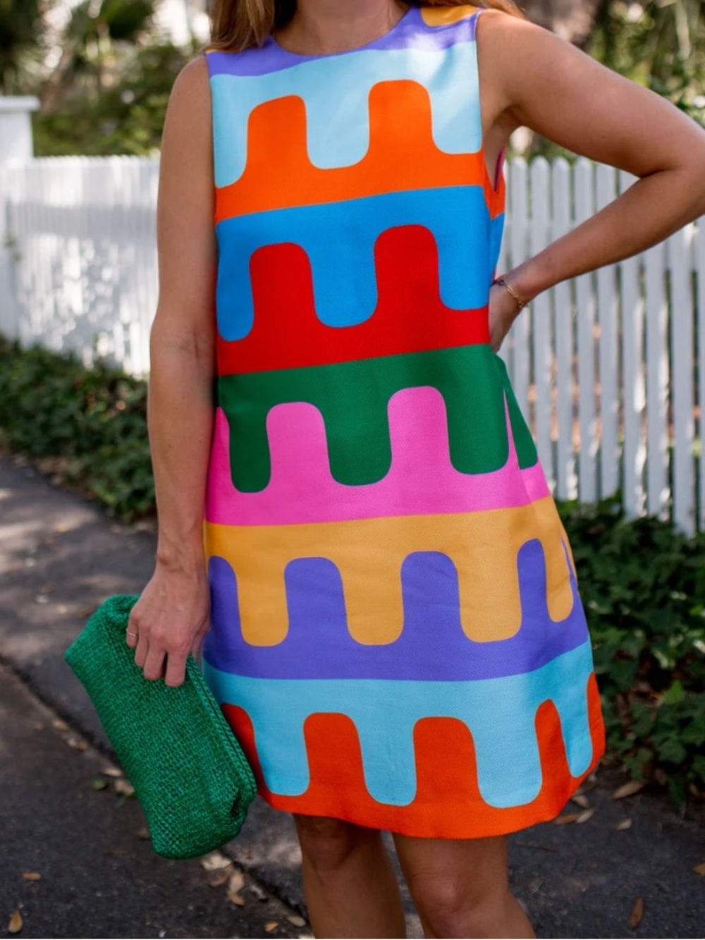 Tuckernuck x Atlantic-Pacific Marlowe Shift Dress Multi Color NWT medium